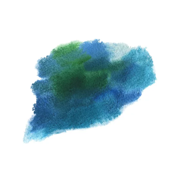 Watercolor Vector Paint Stain Realistic Hand Drawn Wet Bhush Stroke — Διανυσματικό Αρχείο