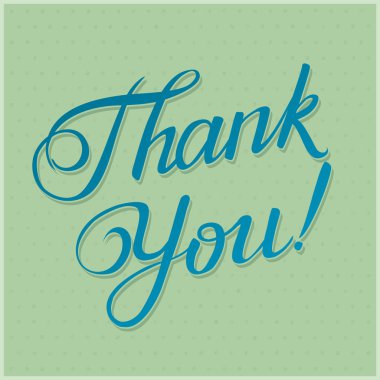 Teşekkür ederim el yazı--özel el yapımı hat, vektör 