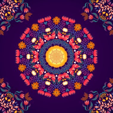 Çiçekler pürüzsüz desen