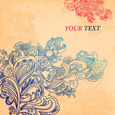 çiçek süsleri el çekilmiş