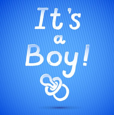 bir çocuğu tebrik kartı