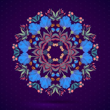 yuvarlak oryantal desen