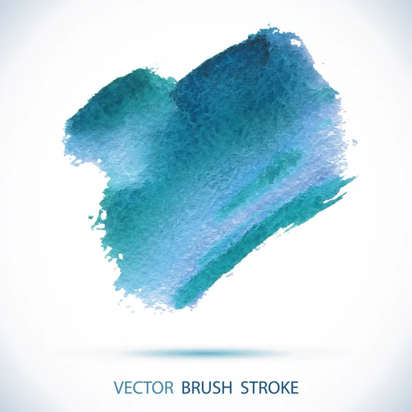 Wet brush stroke — Stock Vector