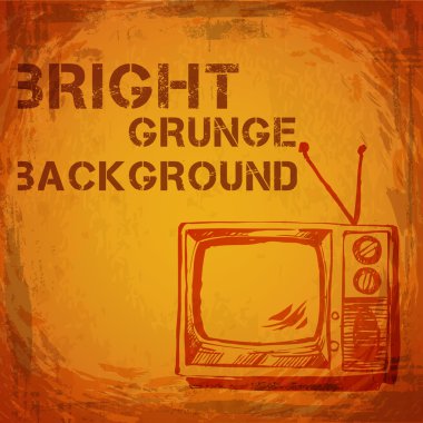 Retro televizyon alıcısı