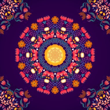 Çiçekler pürüzsüz desen