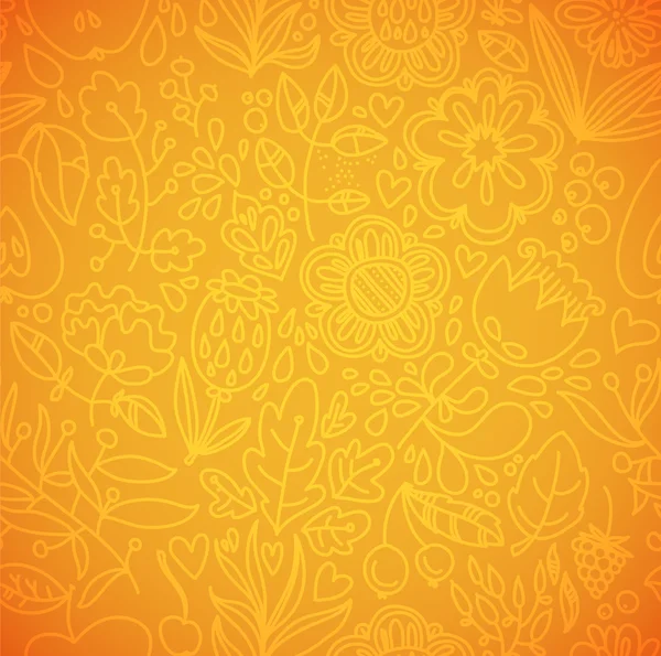 Fond vectoriel floral élégant sans couture — Image vectorielle