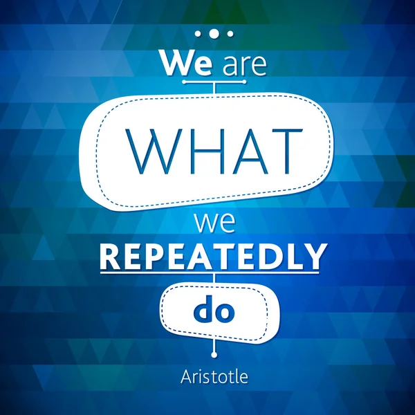 Citation d'Aristote — Image vectorielle