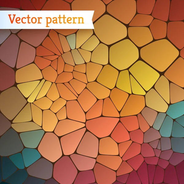 Achtergrond van gekleurde polygonen. — Stockvector