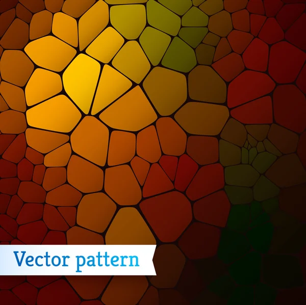 Achtergrond van gekleurde polygonen. — Stockvector