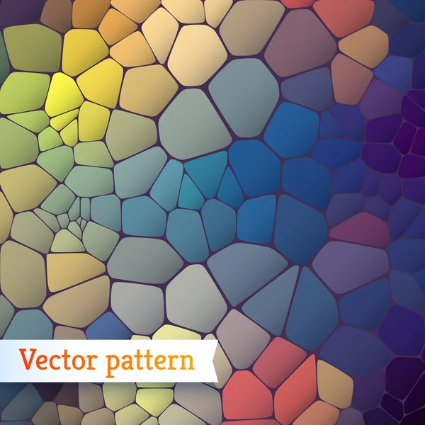 Achtergrond van gekleurde polygonen. — Stockvector