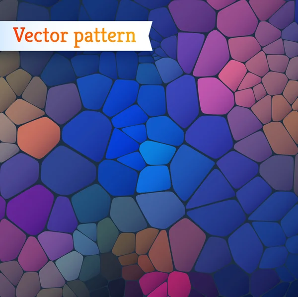 Achtergrond van gekleurde polygonen. — Stockvector