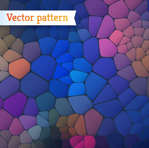 Bakgrund av färgade polygoner. — Stock vektor