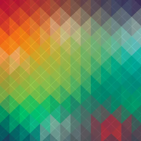 Meetkundige driehoek regenboog achtergrond. — Stockvector