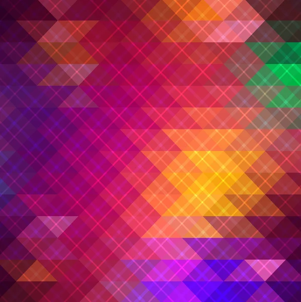 Triangolo geometrico sfondo arcobaleno . — Vettoriale Stock