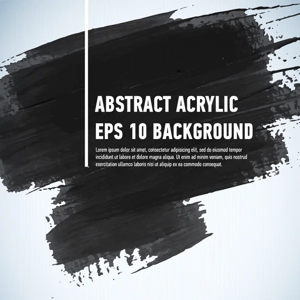 Abstrakt gemalte Tuschezeichnung Hintergrund. Grunge Aquarell schwarzen Hintergrund. Retro abstrakte handgezeichnete Karte. Papierstruktur — Stockvektor