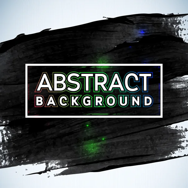 Abstract painted ink stroke background — Stock Vector