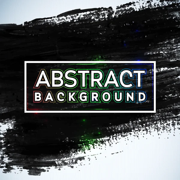 Abstract painted ink stroke background — Stock Vector