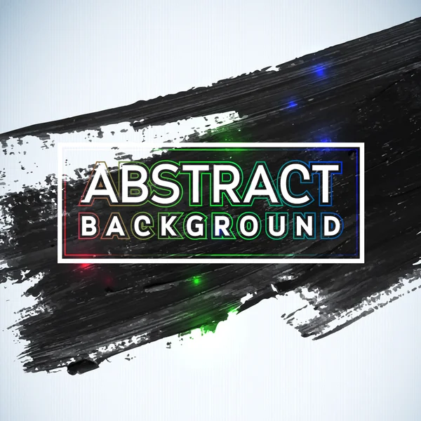 Abstract painted ink stroke background — Stock Vector