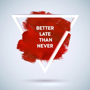 Motivasyon üçgen poster