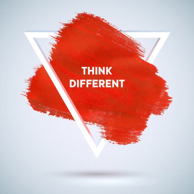 Motivasyon üçgen poster