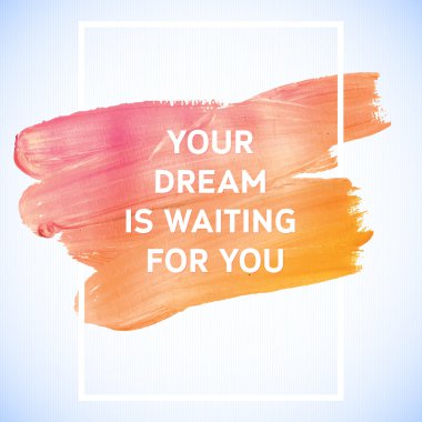 Motivation dream  poster