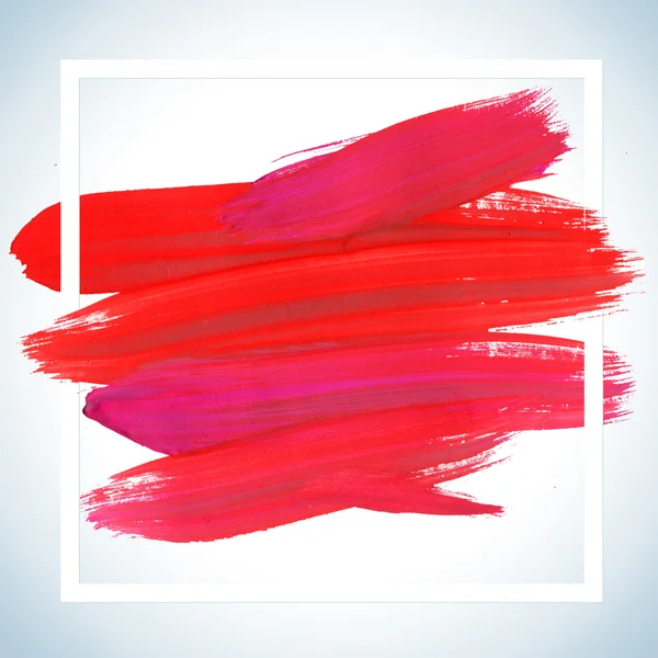 Square acrylic stroke poster space for your text lettering or