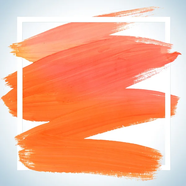 Square acrylic stroke poster template fot text lettering or