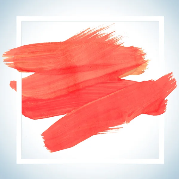 Square acrylic stroke poster template fot text lettering or