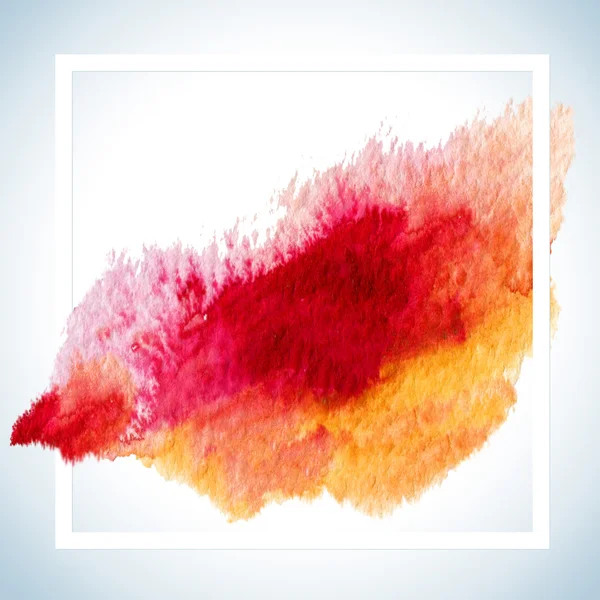 Farbe Fleckkarte Raster Design. Aquarell-Strich-Plakatvorlage für Text-Schriftzüge oder inspirierende Sprüche. — Stockfoto