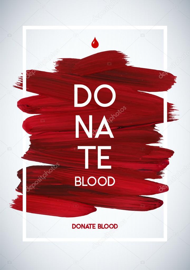 Blood Donor motivation donor poster.