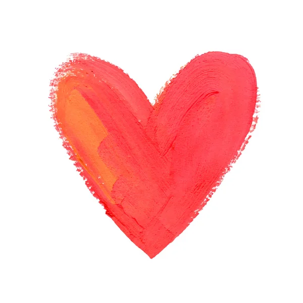 Fröhlicher Valentinstag. Aquarell Herz — Stockvektor