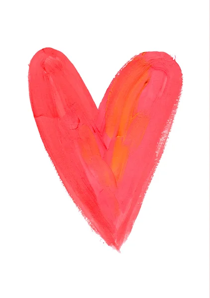 Fröhlicher Valentinstag. Aquarell Herz — Stockvektor