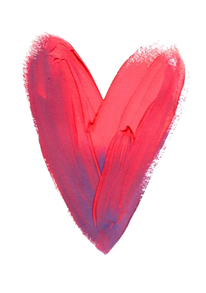 Fröhlicher Valentinstag. rotes Herz — Stockvektor