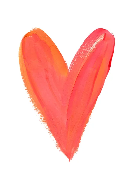 Fröhlicher Valentinstag. rotes Herz — Stockvektor