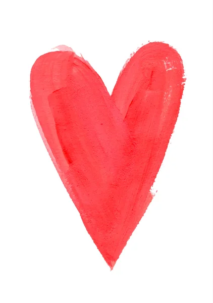 Joyeuse Saint-Valentin. Coeur rouge — Image vectorielle