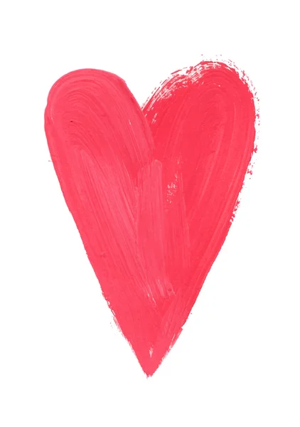 Feliz Dia dos Namorados. Coração Vermelho — Vetor de Stock