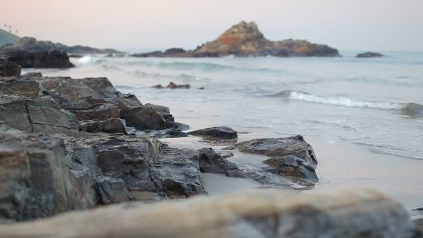 Early morning seascape — Stock Video