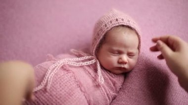 Photosession önce yeni doğan bebek uyku