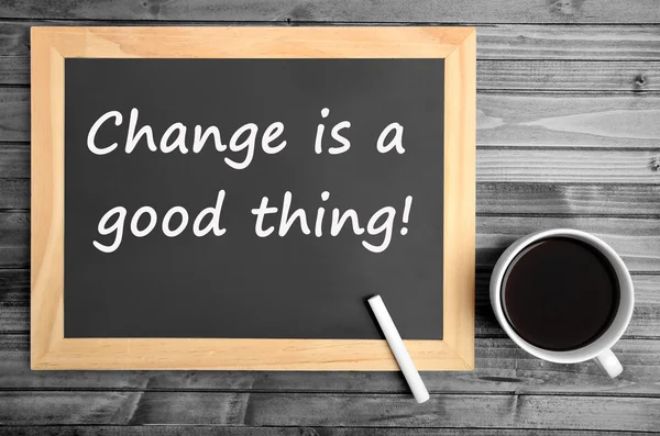 Η αλλαγή είναι καλό πράγμα. — Φωτογραφία Αρχείου