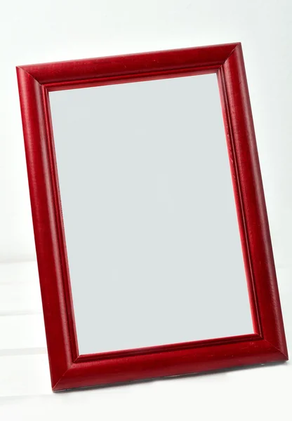 Frame photo on table — Stock Photo, Image