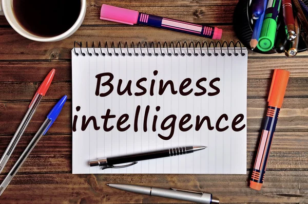 Business intelligence words — Stock Photo, Image