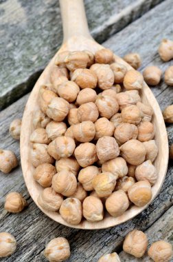 Nohut, tahta kaşık