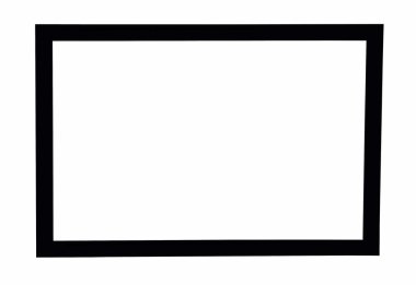 beyaz zemin üzerinde boş çerçeve