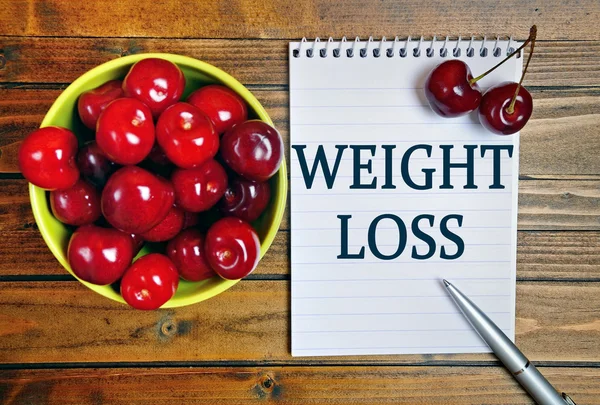 The words Weight loss — Stock Photo, Image