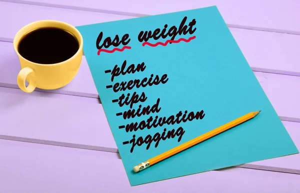 The words Lose weight — Stock Photo, Image