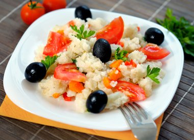 sebzeli risotto