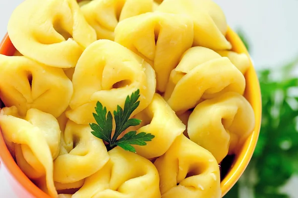 Bowl with tortellini — Stock Photo, Image