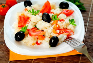 sebzeli risotto