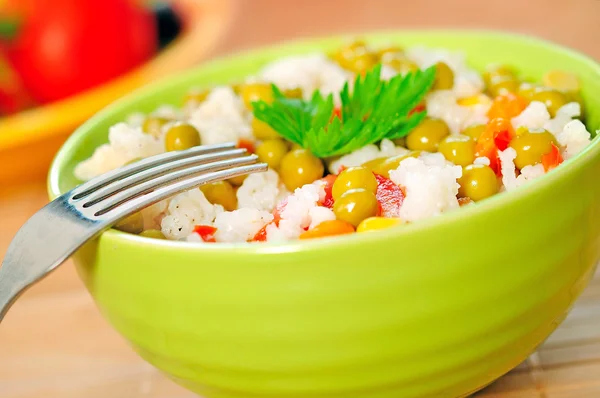 Risotto y verduras — Foto de Stock