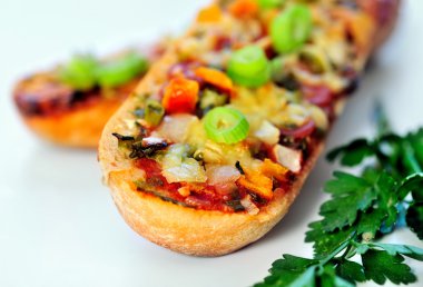 Salam ile Bruschette